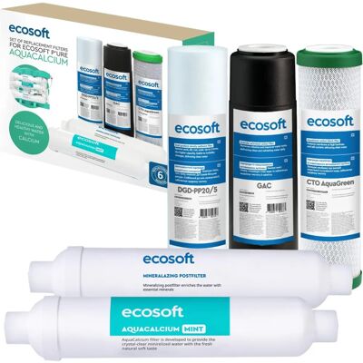 BWT Ecosoft Ersatzfilterpack für P'URE AquaCalcium BWT Ecosoft Ersatzfilterpack für P'URE AquaCalcium