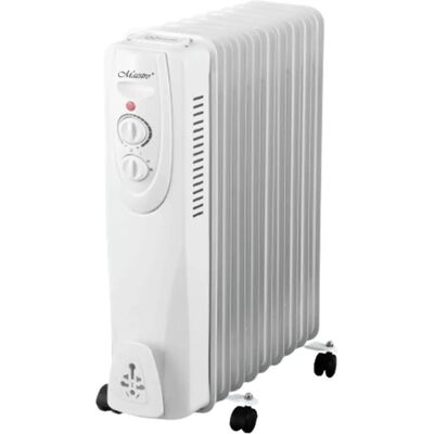 Radiatore ad olio Maestro con 9 alette - Bianco - Riscaldamento Radiatore ad olio Maestro con 9 alette - Bianco - Riscaldamento