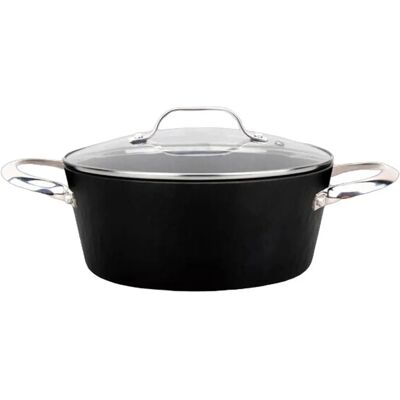 Feel Maestro 24cm Schwarz Aluminium Kochgeschirr - Langlebig & Für Alle Herde Feel Maestro 24cm Schwarz Aluminium Kochgeschirr - Langlebig & Für Alle Herde