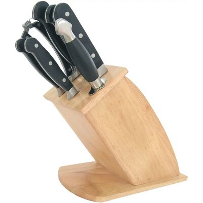 Maestro MR-1423 Küchenmesser-Set - Moderner Holzblock - 8 Stück Maestro MR-1423 Küchenmesser-Set - Moderner Holzblock - 8 Stück
