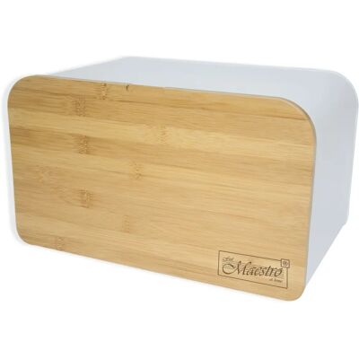 Maestro - MR1770 - Weiß - Holz Kunststoff - Brotbox Maestro - MR1770 - Weiß - Holz Kunststoff - Brotbox