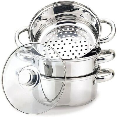 Casserole Feel Maestro MR-2900-22 Acier - Antiadhésif + Couvercle en Verre Casserole Feel Maestro MR-2900-22 Acier - Antiadhésif + Couvercle en Verre