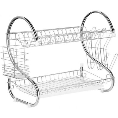 Feel Maestro MR-1025-38 Silber Draining Rack für Küchenspüle Feel Maestro MR-1025-38 Silber Draining Rack für Küchenspüle