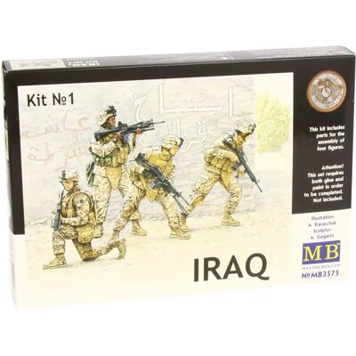 Master Box Irak Events Set 1 US Marines Modellfiguren - 1:35 Skala Master Box Irak Events Set 1 US Marines Modellfiguren - 1:35 Skala