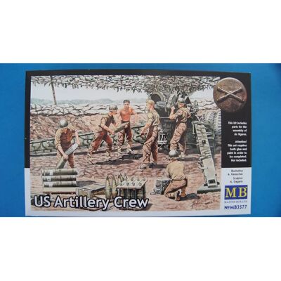 Master Box US Artillery Crew 1:35 - Modellfiguren Master Box US Artillery Crew 1:35 - Modellfiguren