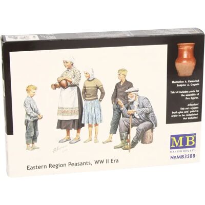Master Box Paysans Europe de l'Est WWII - Figurines 1/35 - Publicité Master Box Paysans Europe de l'Est WWII - Figurines 1/35 - Publicité