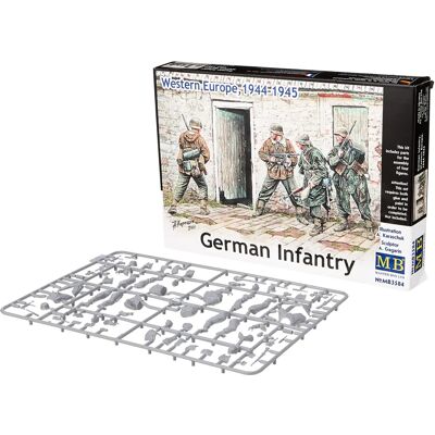 Maquette d'Infanterie Allemande, Échelle 1/35 - Master Box - Publicité Maquette d'Infanterie Allemande, Échelle 1/35 - Master Box - Publicité