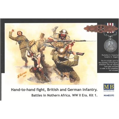 Master Box Britische und Deutsche Infanterie - 1:35 - Modellfiguren Master Box Britische und Deutsche Infanterie - 1:35 - Modellfiguren