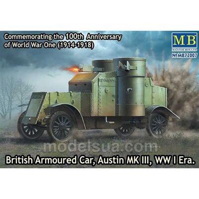 Kit Modèle Militaire WWI Austin MK III - Échelle 1/72 - Publicité Kit Modèle Militaire WWI Austin MK III - Échelle 1/72 - Publicité