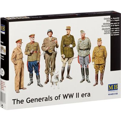 Master Box Die Generäle des Zweiten Weltkriegs - 1/35 Modellfiguren Master Box Die Generäle des Zweiten Weltkriegs - 1/35 Modellfiguren