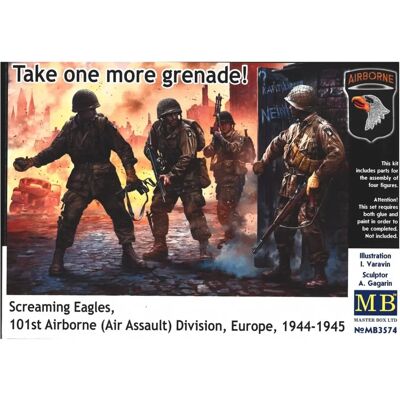 Figurine Historique Master Box - 101st Airborne - 2 pouces - Publicité Figurine Historique Master Box - 101st Airborne - 2 pouces - Publicité