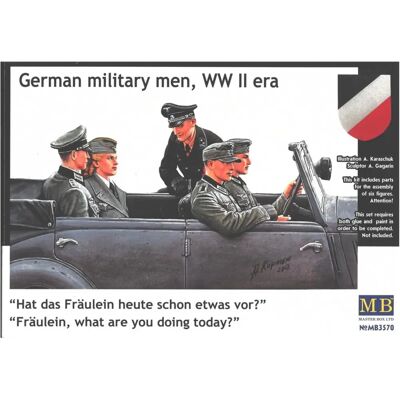 Figurines militaires allemandes WW III échelle 1:35 - Master Box - Publicité Figurines militaires allemandes WW III échelle 1:35 - Master Box - Publicité