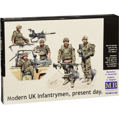 Master Box 1/35 UK Infanterie - Modellfiguren Master Box 1/35 UK Infanterie - Modellfiguren
