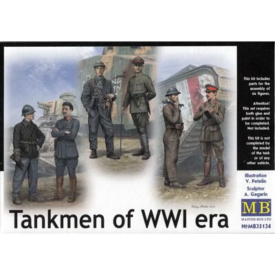 Master Box WWI Ära 1:35 Maßstab Historische Tankmen - Modellfiguren Master Box WWI Ära 1:35 Maßstab Historische Tankmen - Modellfiguren
