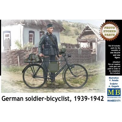 Master Box Deutscher Soldat auf Fahrrad - Modellfigur Master Box Deutscher Soldat auf Fahrrad - Modellfigur