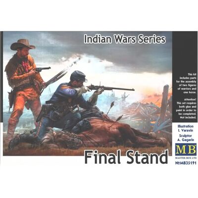 Figurines Modèle 1/35 Indian WarsSeries - Final Stand - Publicité Figurines Modèle 1/35 Indian WarsSeries - Final Stand - Publicité