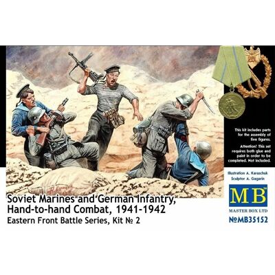 Master Box Sowjetische und Deutsche Infanterie Marines - 1:35 - Nahkampf Master Box Sowjetische und Deutsche Infanterie Marines - 1:35 - Nahkampf