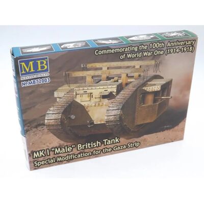 Master Box Mk.I Char - Maquette Militaire 1:72 - Édition Gaza - Publicité Master Box Mk.I Char - Maquette Militaire 1:72 - Édition Gaza - Publicité