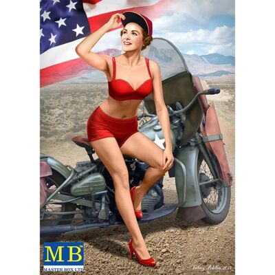 Master Box Marilyn Pin-up Modellfiguren - 1:24 Skala Master Box Marilyn Pin-up Modellfiguren - 1:24 Skala