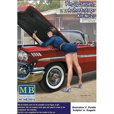Master Box Pin-up Serie Kurze Pause Nr. 2 - 1:24 Modellfiguren Master Box Pin-up Serie Kurze Pause Nr. 2 - 1:24 Modellfiguren