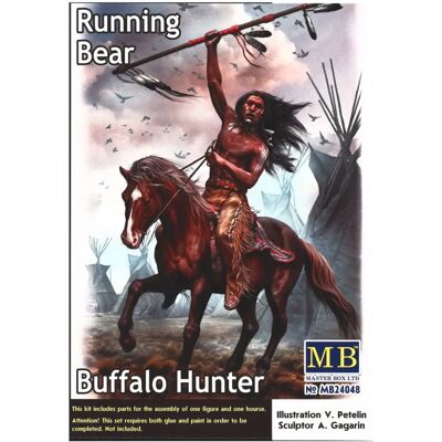 Master Box Buffalo Hunter 1:24 Modellfiguren Master Box Buffalo Hunter 1:24 Modellfiguren