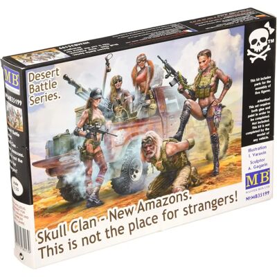 Master Box MB35199 - Serie Bataille du désert Skull Clan - Historische Figuren Master Box MB35199 - Serie Bataille du désert Skull Clan - Historische Figuren