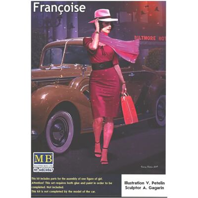 Master Box - Dangerous Curves Francoise - Dangerous Curves Series - Francoise - Modelbausatz Master Box - Dangerous Curves Francoise - Dangerous Curves Series - Francoise - Modelbausatz
