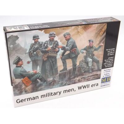 Master Box WWII German Military Men 1:35 - Model Figures Master Box WWII German Military Men 1:35 - Model Figures