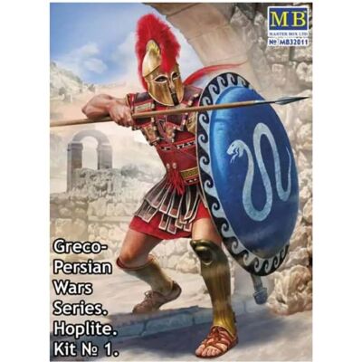 Master Box Griechisch-Persische Kriege Serie Hoplit Kit 1 - Historische Figur 1:32 Master Box Griechisch-Persische Kriege Serie Hoplit Kit 1 - Historische Figur 1:32