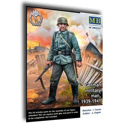 Master Box Deutscher Militärmann 1939-1940 - Historische Figur 1:35 Master Box Deutscher Militärmann 1939-1940 - Historische Figur 1:35