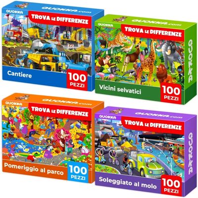 Ensemble de Puzzle en Bois Quokka pour Enfants 4-12 - Thèmes Animaux & Voitures - Publicité Ensemble de Puzzle en Bois Quokka pour Enfants 4-12 - Thèmes Animaux & Voitures - Publicité
