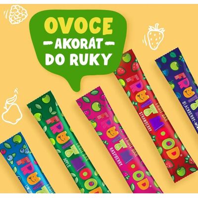 Sergio Fruit Mood Třešňová Ovocná Tyčinka - Ovocný Snack Sergio Fruit Mood Třešňová Ovocná Tyčinka - Ovocný Snack