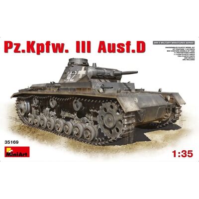 Mini Art Militärmodell Pz.Kpfw.III Ausf.D 1:35 Mini Art Militärmodell Pz.Kpfw.III Ausf.D 1:35
