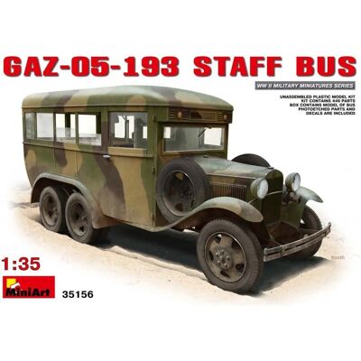 Mini Art GAZ 05193 Bus Personal Modell - Maßstab 1:35 Mini Art GAZ 05193 Bus Personal Modell - Maßstab 1:35