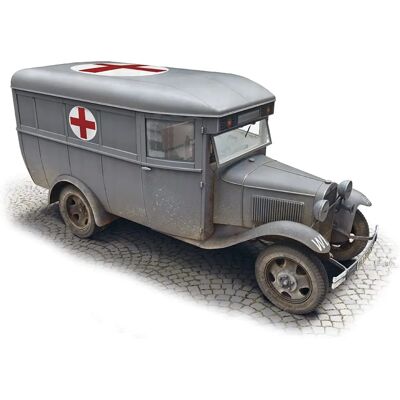 NIPPON Miniart GAZ Ambulance Modellbausatz - 1:35 NIPPON Miniart GAZ Ambulance Modellbausatz - 1:35