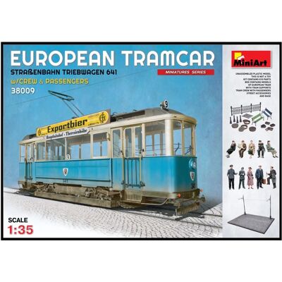 Mini Art European Tram Car Model Kit - 1:35 Scale - Civilian Vehicle Mini Art European Tram Car Model Kit - 1:35 Scale - Civilian Vehicle