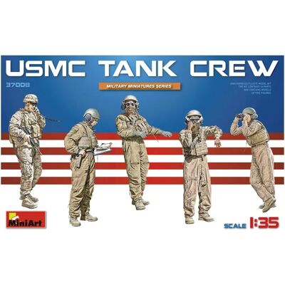 Mini Art USMC Tank Crew - Figurines - Échelle 1/35 Mini Art USMC Tank Crew - Figurines - Échelle 1/35