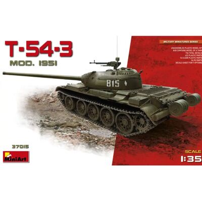 Mini Art Sowjet T-54-3 Modell 1951 - Militärmodellbausatz Mini Art Sowjet T-54-3 Modell 1951 - Militärmodellbausatz