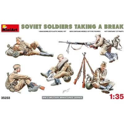 Mini Art Sowjetische Soldaten WWII - 1:35 Maßstab - Historische Figuren Mini Art Sowjetische Soldaten WWII - 1:35 Maßstab - Historische Figuren