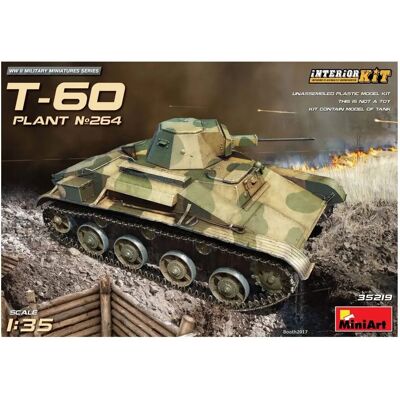 Mini Art Russische T-60 Modellbausatz - 1:35 Militärskala Mini Art Russische T-60 Modellbausatz - 1:35 Militärskala