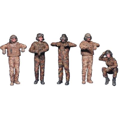 Mini Art Deutsche Panzerbesatzung Kit - 1:35 - 5 Figuren Mini Art Deutsche Panzerbesatzung Kit - 1:35 - 5 Figuren
