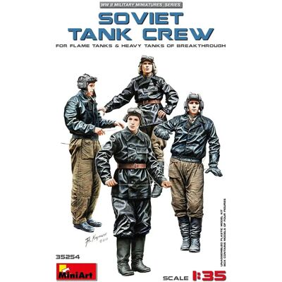 Mini Art sowjetisches Panzerbesatzung - WWII Modellfiguren - 1:35 Mini Art sowjetisches Panzerbesatzung - WWII Modellfiguren - 1:35