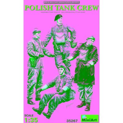 Miniart Equipaggio di Carro Polacco 4 Pezzi - Figure Modellistiche WWII 1/35 Miniart Equipaggio di Carro Polacco 4 Pezzi - Figure Modellistiche WWII 1/35
