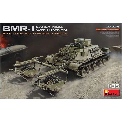 Mini Art Sowjet BMR-1 Früh Version Modellbausatz - 1:35 - Militärfahrzeug Mini Art Sowjet BMR-1 Früh Version Modellbausatz - 1:35 - Militärfahrzeug