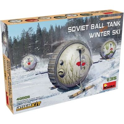 MiniArt Sowjetischer Balltank mit Winter-Ski - Modellbausatz MiniArt Sowjetischer Balltank mit Winter-Ski - Modellbausatz