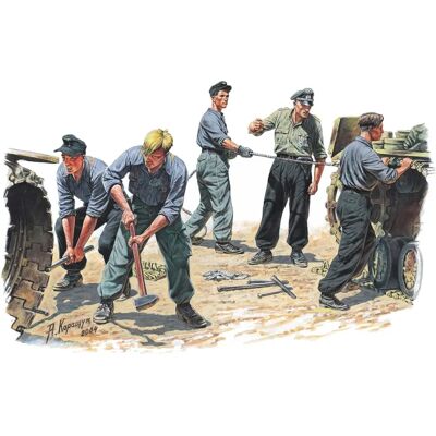 Mini Art Équipage de Tank Allemand WWII - Figurines 1:35 - Publicité Mini Art Équipage de Tank Allemand WWII - Figurines 1:35 - Publicité
