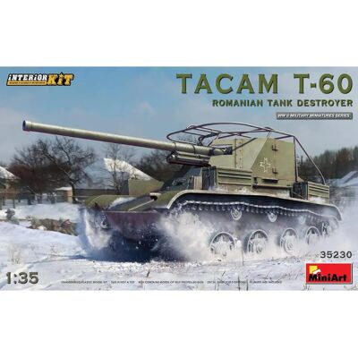 Mini Art T-60 Rumänischer Panzerjäger Bausatz - Hochdetailliertes Inneres Mini Art T-60 Rumänischer Panzerjäger Bausatz - Hochdetailliertes Inneres