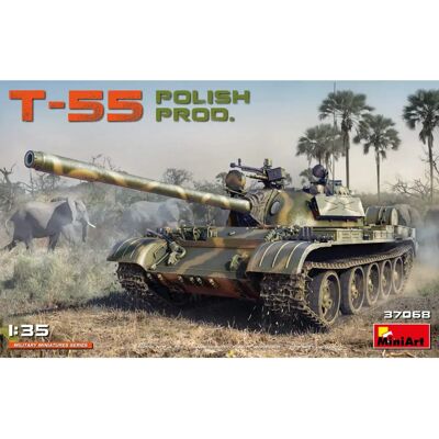 Mini Art Sowjetischer T-55 Modellbausatz - Hochdetailliert, 1:35 Mini Art Sowjetischer T-55 Modellbausatz - Hochdetailliert, 1:35