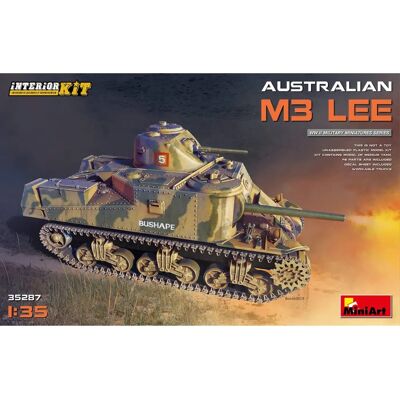 Mini Art Australian M3 Lee Bausatz - Hochdetailliertes 1:35 Militärmodell Mini Art Australian M3 Lee Bausatz - Hochdetailliertes 1:35 Militärmodell