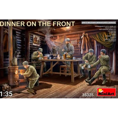 Mini Art WWII Dinner on the Front Figures - 1:35 Model Mini Art WWII Dinner on the Front Figures - 1:35 Model